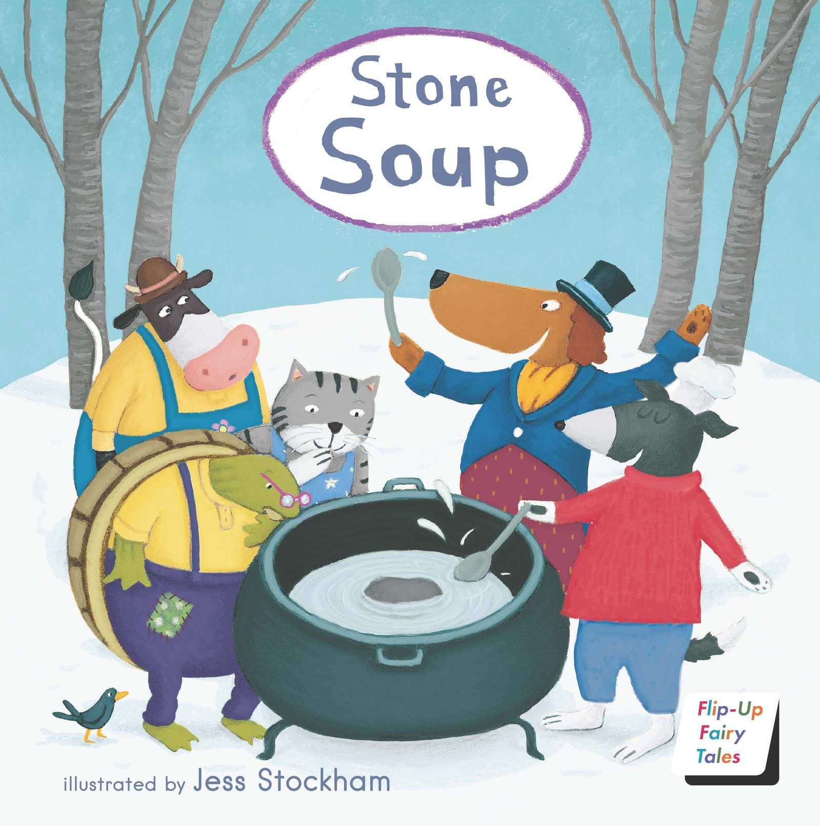 Stone Soup — Illustrated by Jess Stockham, paperback cover