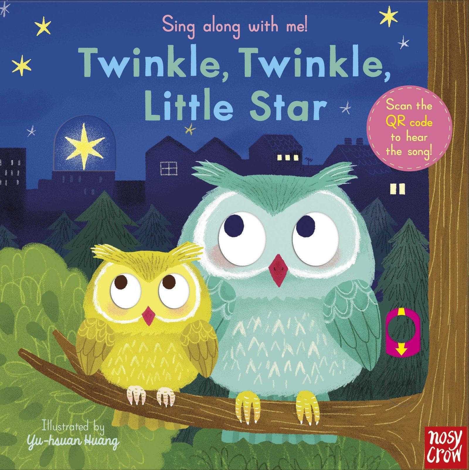 Sing Along With Me! Twinkle Twinkle Little Star — Illustrated by Yu-hsuan Huang, board book cover