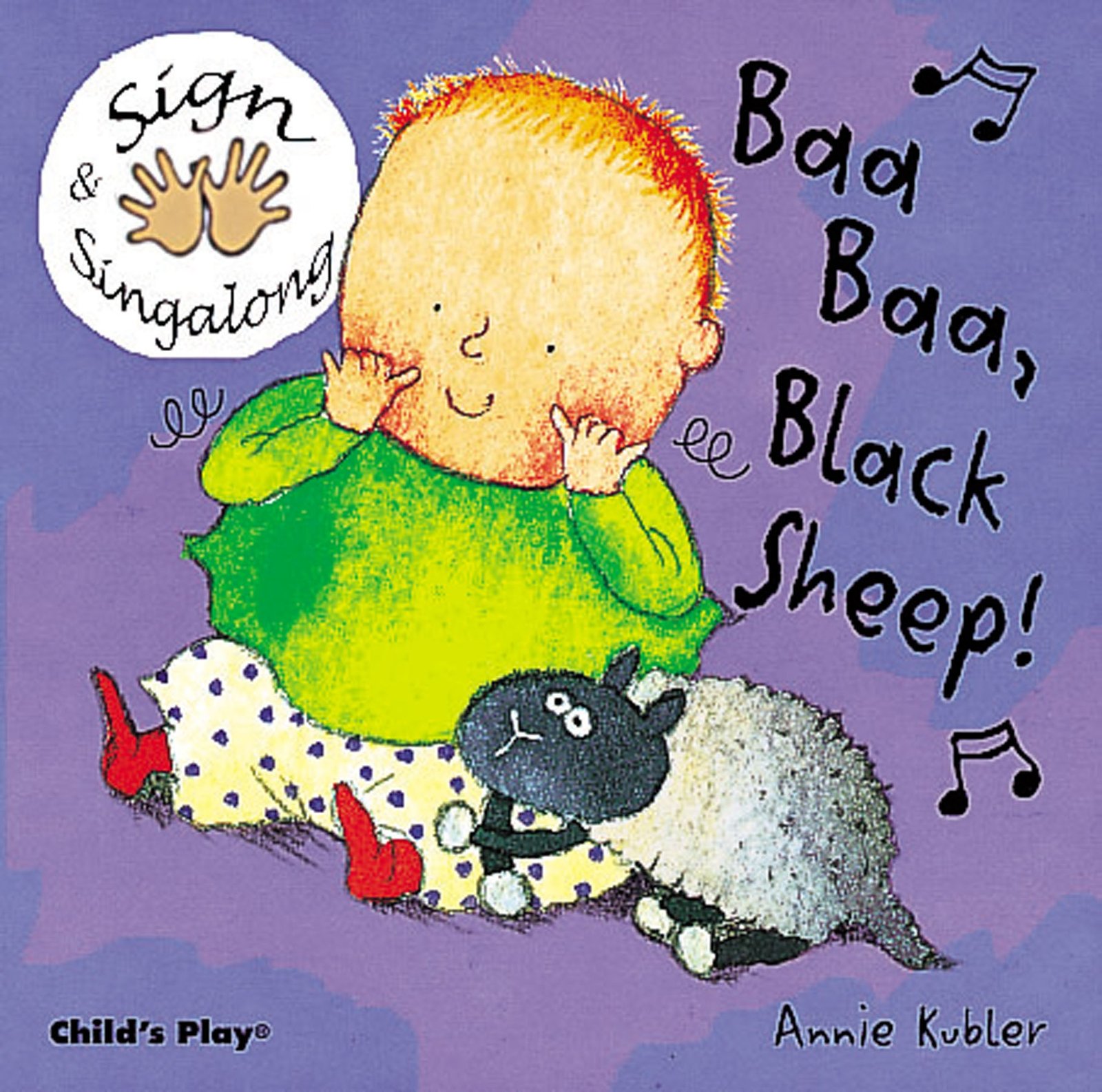 Baa, Baa, Black Sheep! (BSL) — Annie Kubler, board book cover