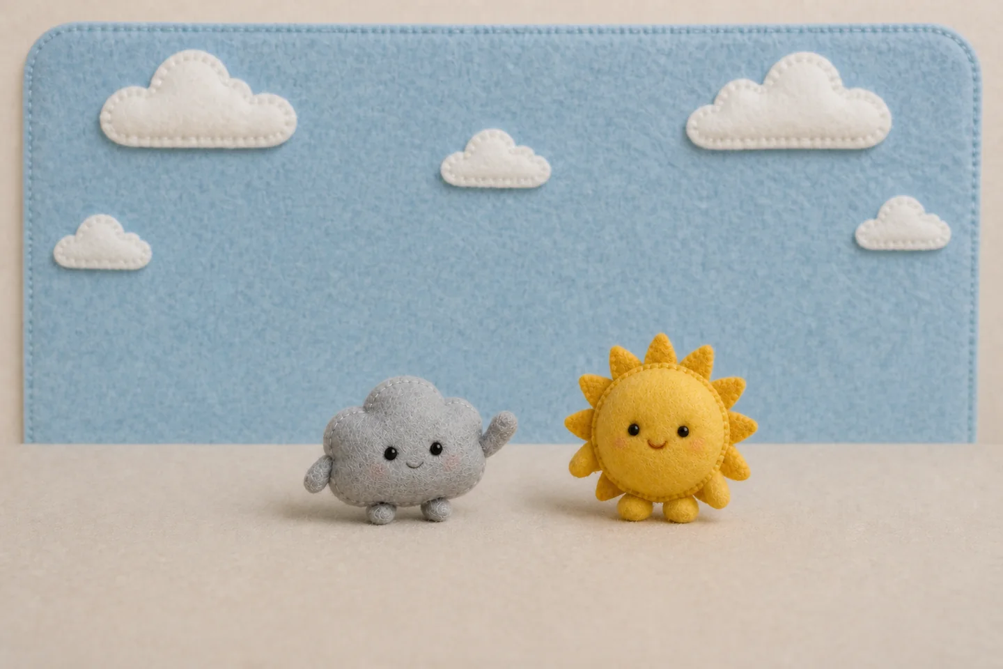 Wind and Sun talk together in the sky.